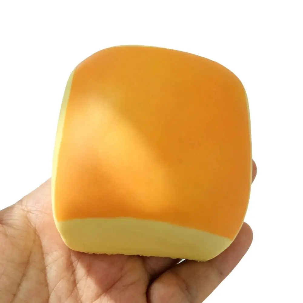 Soft Touch Fake Bread Stress Ball Slow Rising Squeezable Toast Squeeze Cute Food Shape Realistic Toast Simulation Bread