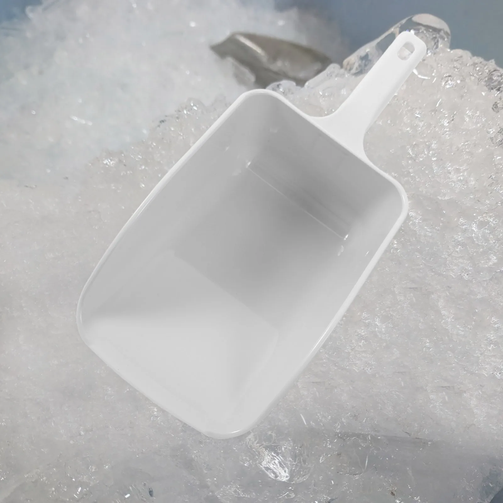 

For Bar Freezer, Plastic Food Ice Shovel Kitchen Restaurant Use, Smooth Scoop Head No Burrs, Ergonomic Handle,