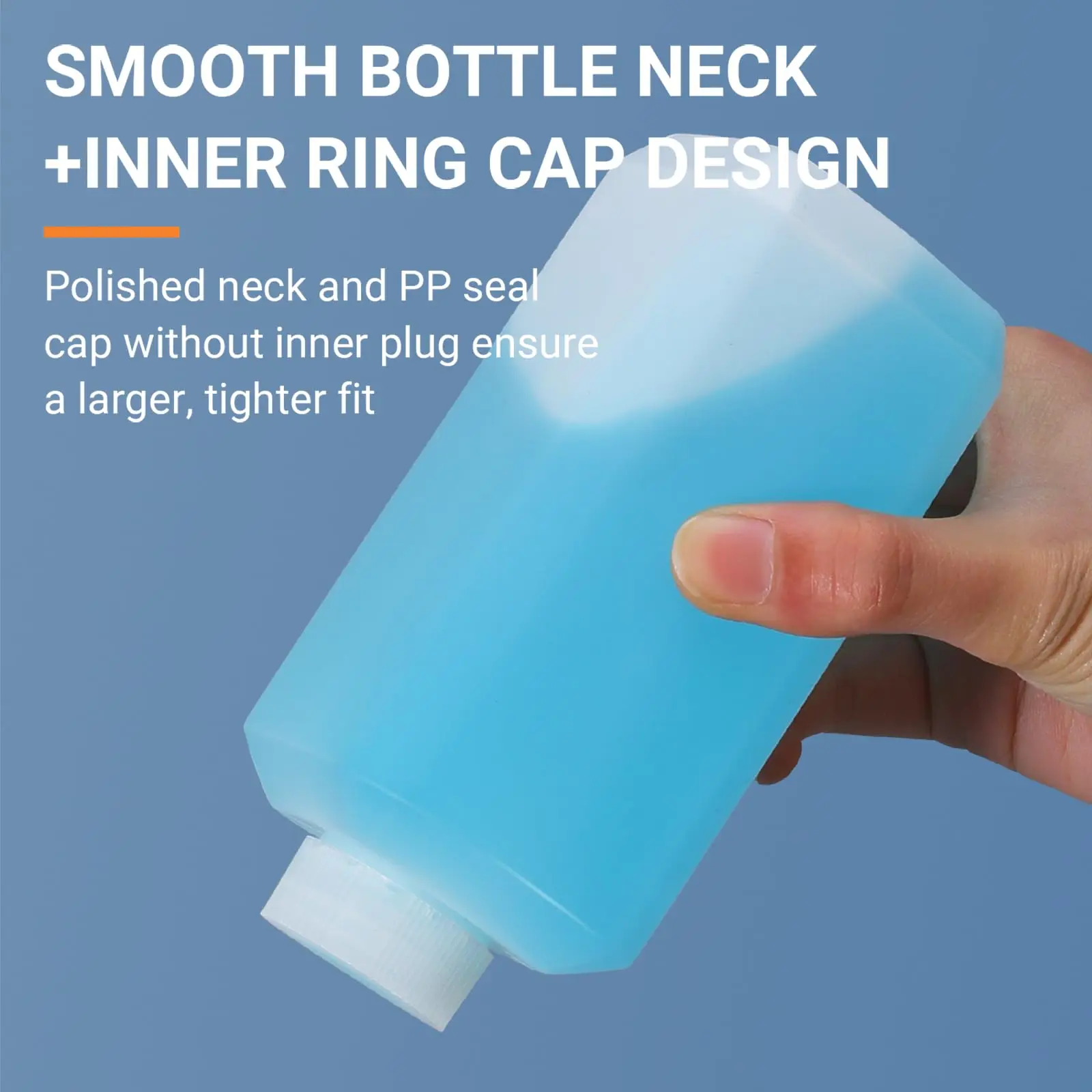 10Pcs 100ML Leak Proof Plastic Bottles with Caps for Liquids Sample, Reusable Small Bottles Containers for Travel/Camping/Hiking
