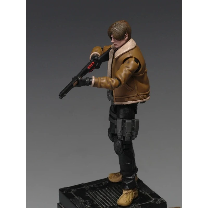 

Коллекционные фигурки-куклы Resident Evil: Солдаты/полицейские (мужские/женские) Лайон и RPD, масштаб 1/18, полный комплект, 3,75 дюйма