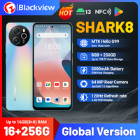 Blackview SHARK 8 Smartphone ,8GB+128GB/256GB ,64MP, MTK Helio G99, 5000mAh , 6.78\