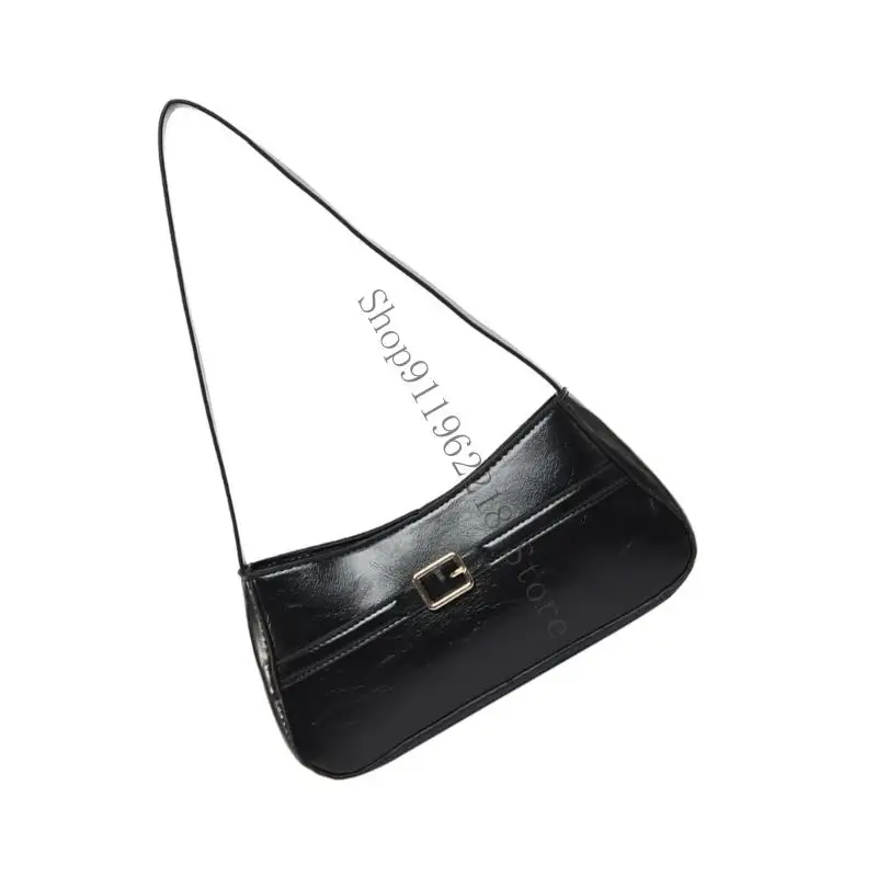 

Women Handbag Simple Underarm Bag Lovely Shoulder Bag Fashion Armpit Bag 066F
