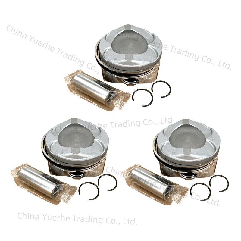 

Car Engine Piston Assembly Set Ring 3 Cylinders Motor M1JE M2DA 1.0 New Accessories For Ford MONDEO FIESTA ECOSPORT B-MAX 2012-