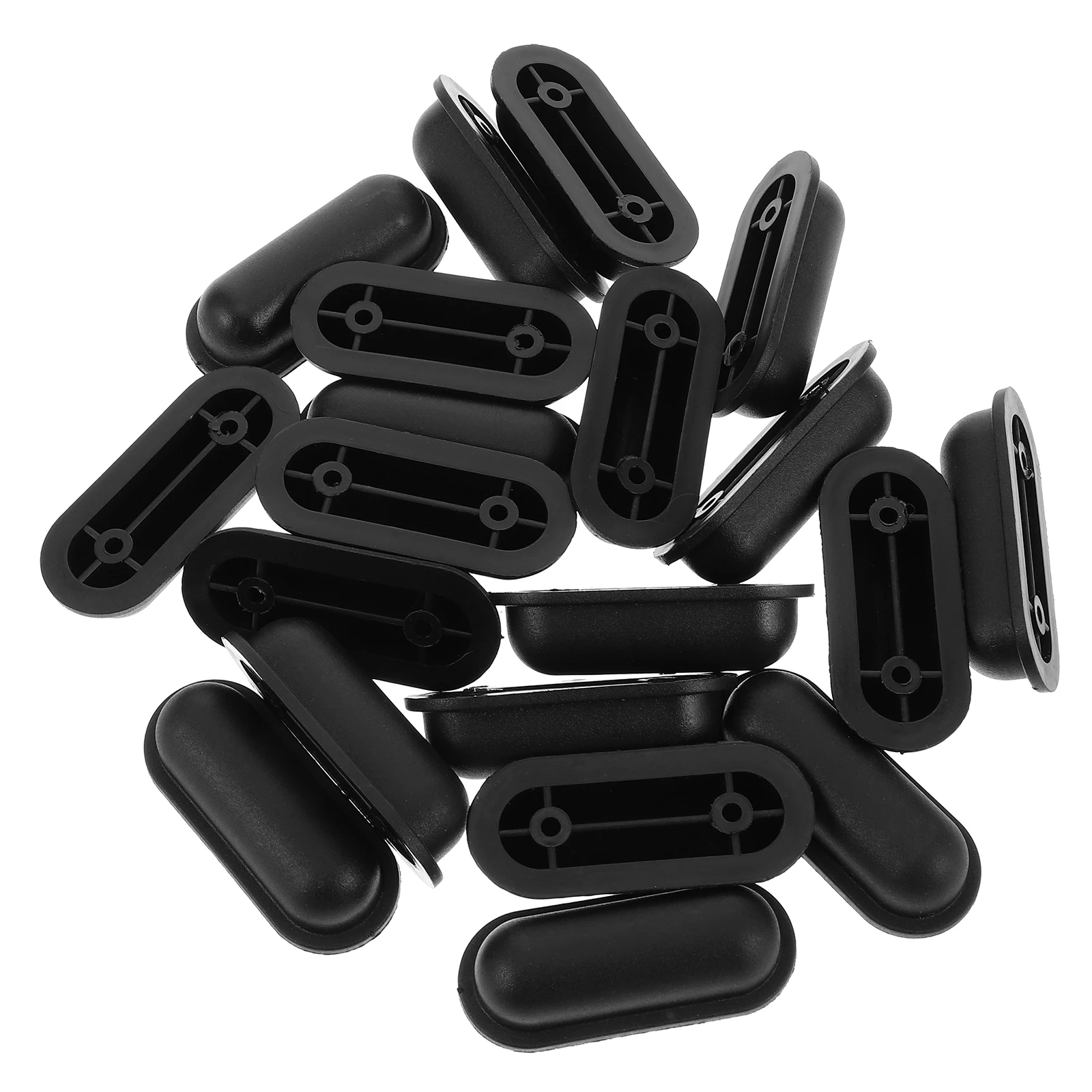 

20pcs Luggage Feet Replacement Parts Plastic Travel Case Foot Pads Lightweight Easy Install Bottom Side for Suitcase