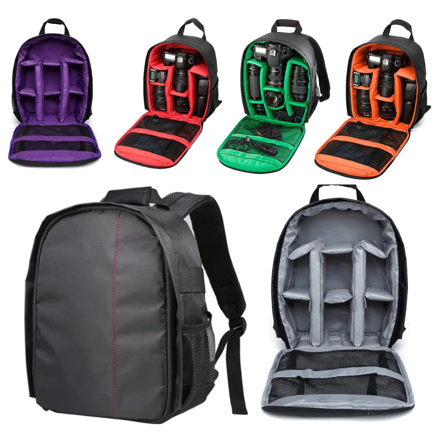

Outdoor Camera Backpack Video Digital Shoulder Camera Bag Waterproof Photo Knapsack Case DSLR For Canon For Nikon For Sony