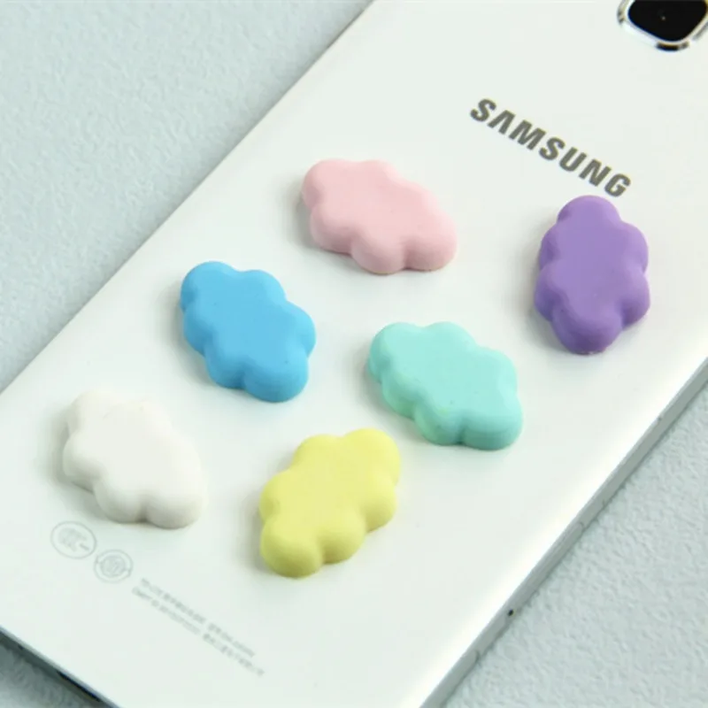 

Cloud modeling resin accessories cream glue DIY mobile phone shell hair clips hand-decorated materials.