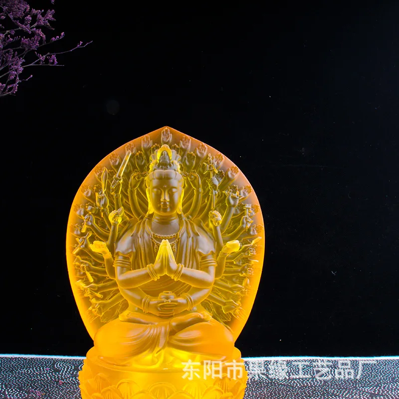 Thousand  Water Glass Buddha Statue, Living Room, Hall, Temple Worshiping Thousand Handed and Thousand Eyed Guanyin Bodhisattva