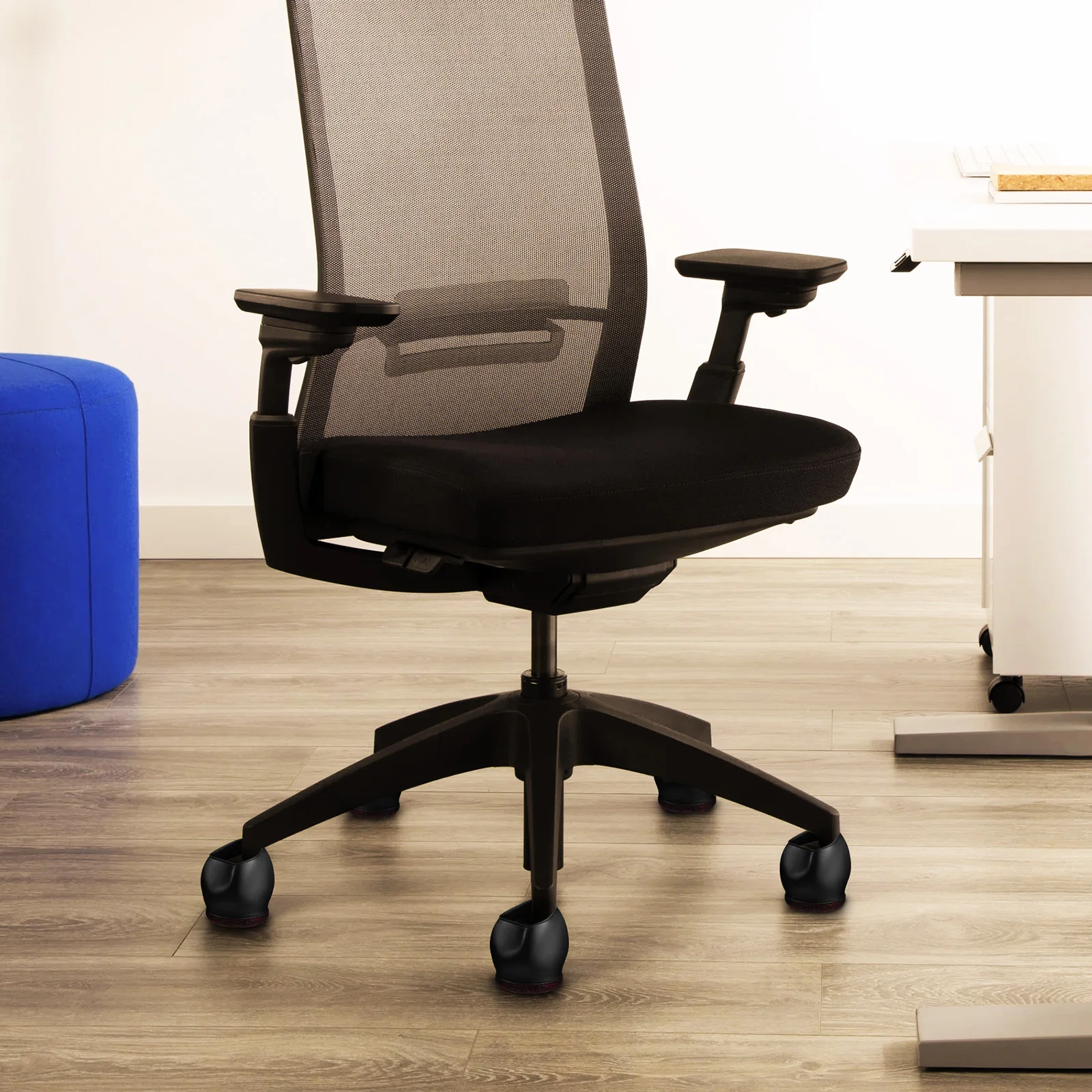 

10pcs Chair Caster Cups TPE Floor Protectors Wear Resistant Easy Install niture Leg Covers Hardwood Carpet for hardwood