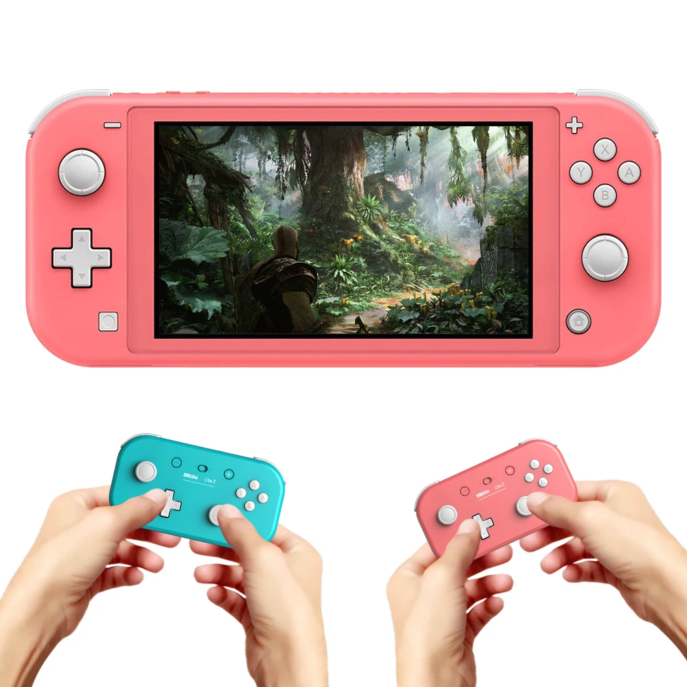 

Беспроводной Bluetooth-геймпад для Switch 8BitDo Lite 2, беспроводной геймпад с управлением движения, линейные двигатели, вибрация для Android
