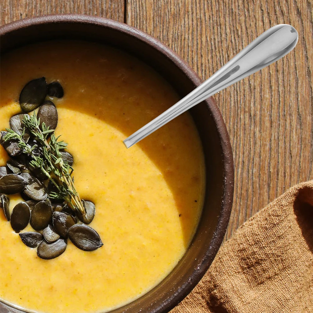 

2pcs Stainless Steel Shell Shaped Spoons For Ice Cream Sugar Coffee Tea Dessert Stirring Vintage Style Ergonomic Spoon