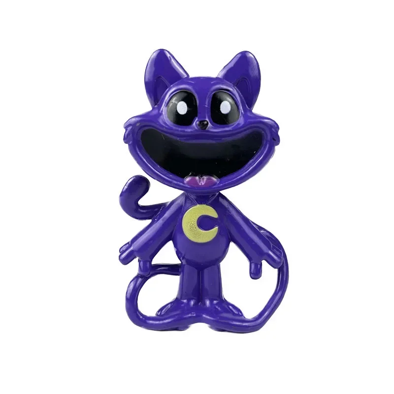 Ensemble de figurines de créatures souriantes pour enfants, chat souriant, chien de sieste, catnap de jour, figurine de chien, jouets modèles, cadeaux d'anniversaire, 1-16 pièces