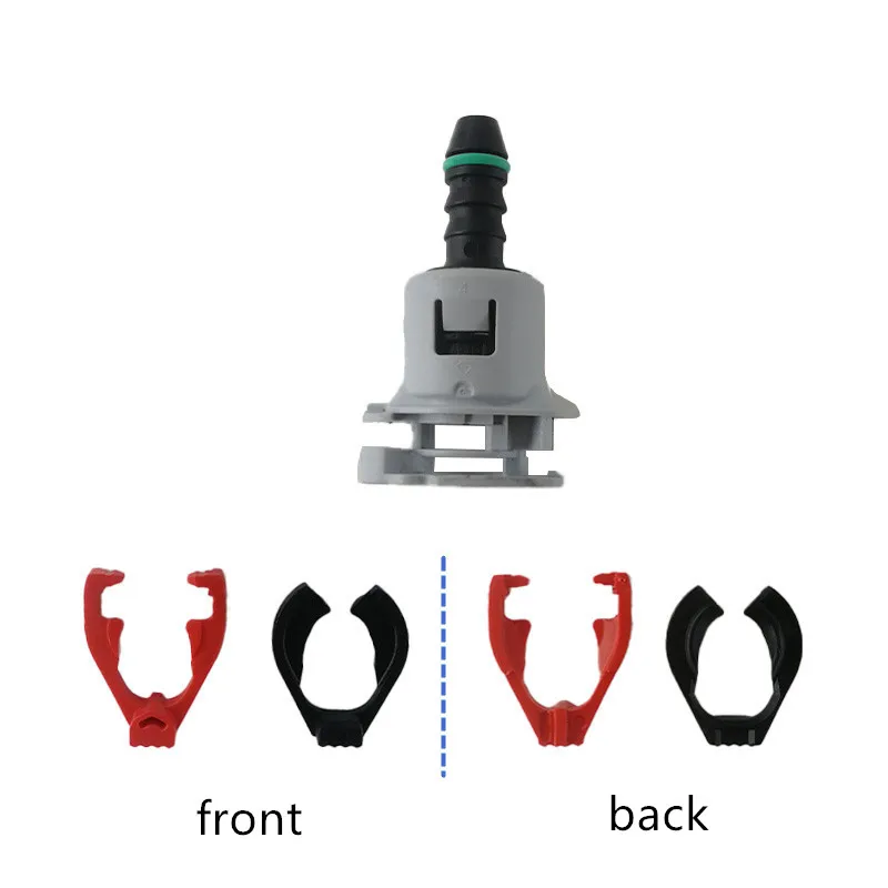 7.89-ID6 auto Fuel line quick connector with double V clip lock SAE 5/16 Fuel pipe joint plastic female for car 2pcs a lot