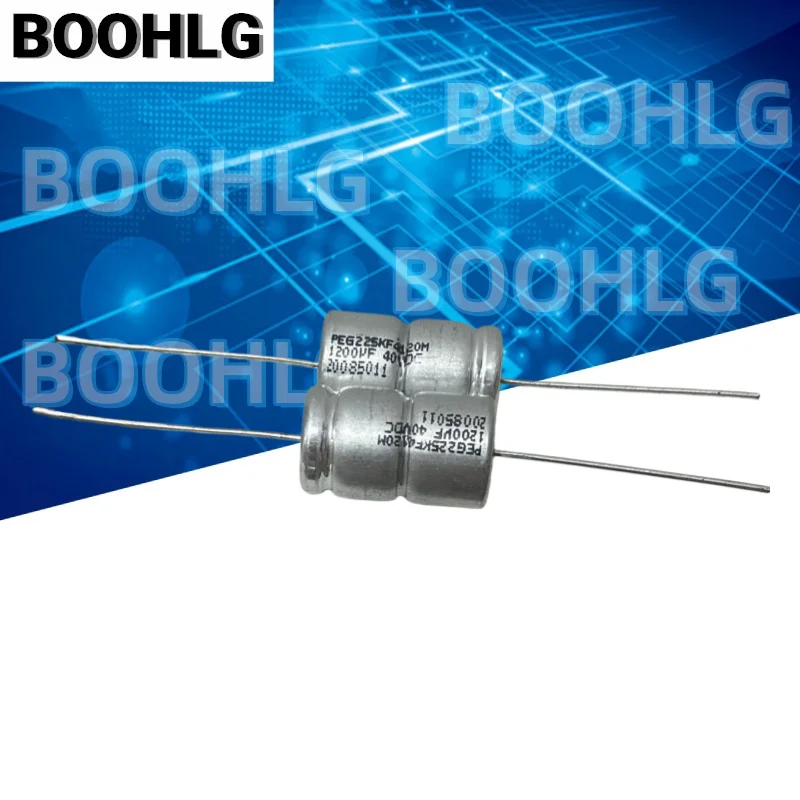 2PCS 40V 1200μF Axial Copper Leads PEG225 Replacement for 40V 1000μF