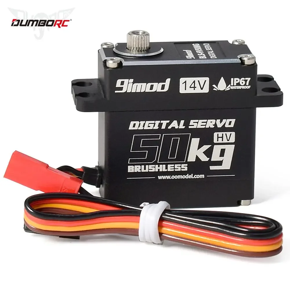 

Waterproof Servo BLS-HV50MG 50KG 180°/270°/360° Aluminum Digital 14V HV Brushless Servo for RC Car Truck Crawler Boat Robot