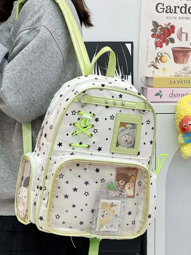 Kawaii Starry Harajuku Pastel Ita Backpack