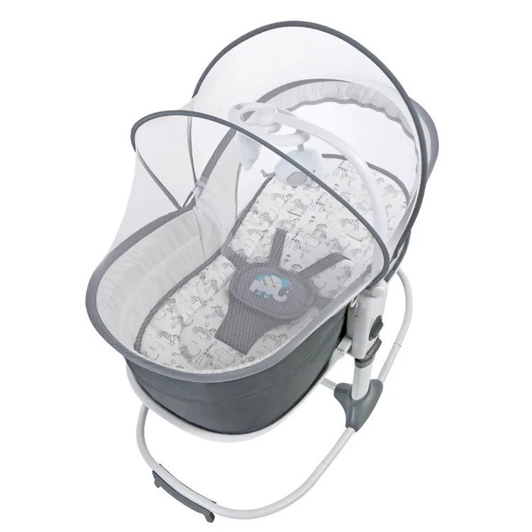 ماستيلا بيبي شاكر رفع شاكر محمول اهتزاز كهربائي يهدئ حديثي الولادة سرير بجانب السرير يمكن الجلوس والاستلقاء