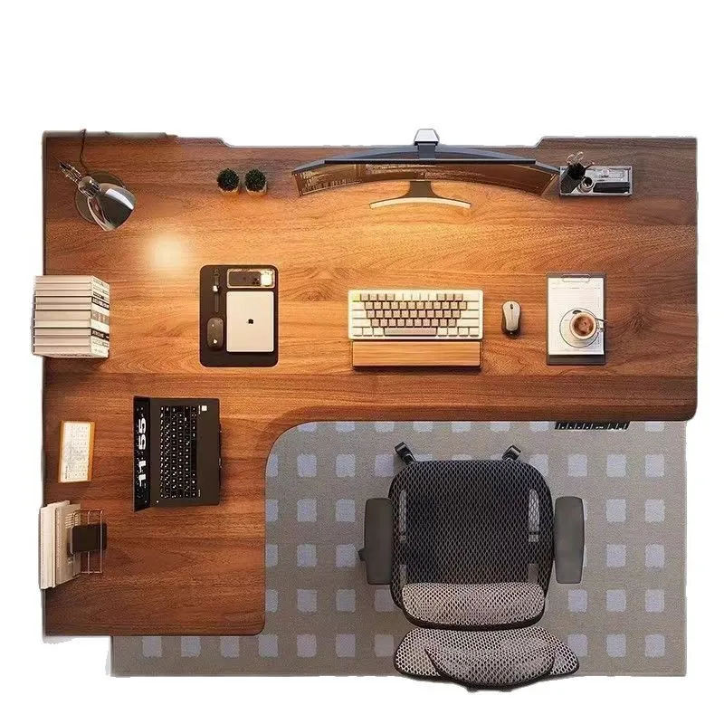 

L-shaped, corner, lift, computer table, double, desktop, mobile, e-sports, game table