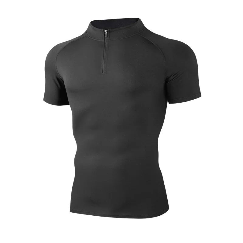 

Zipper sports and fitness clothing for men, shapeshifting