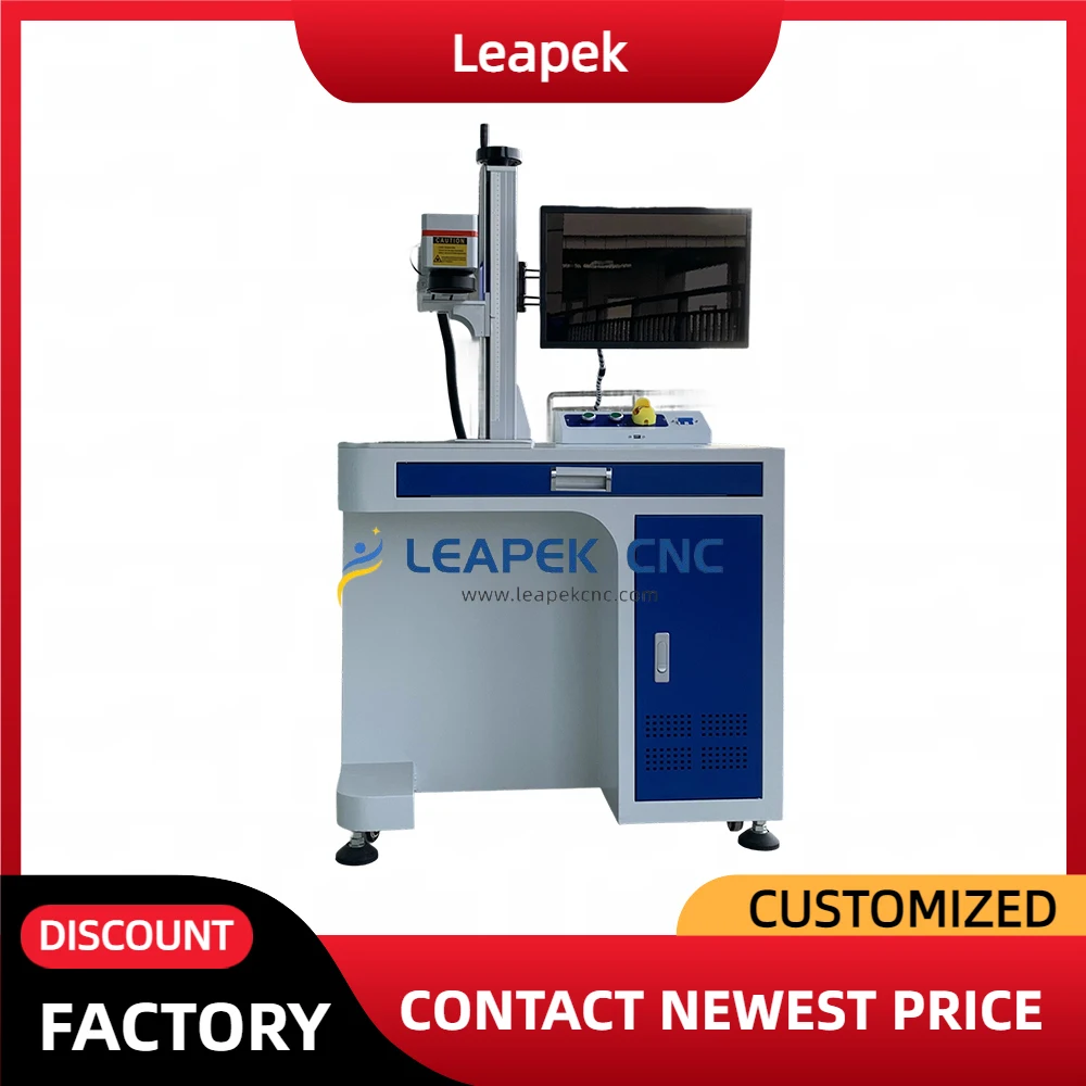 آلة الوسم بليزر الألياف المحمولة 10 وات 20 وات 30 وات على علامة ليزر صغيرة من الألومنيوم المعدني