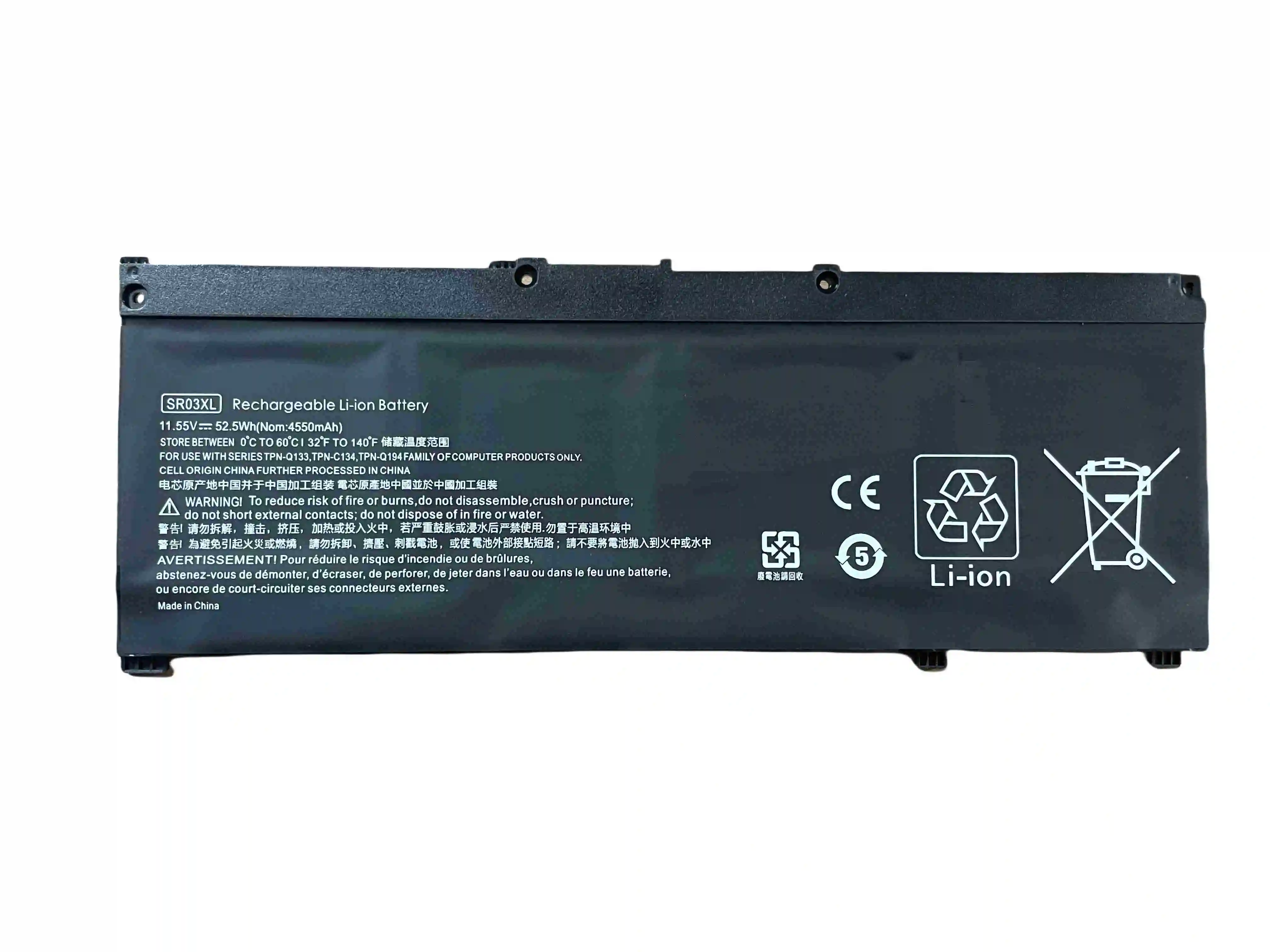 Nueva batería para ordenador portátil SR04XL SR03XL para HP Omen 15-dc Laptop HP Omen 15-dc0xxx