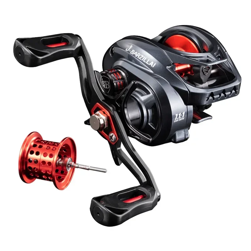 SE Cast Baitcasting Reel 7.1:1 Hybrid Ceramic Bearing Carbon Fiber Washer Dual Bearing System N52 Brake Fishing Reels