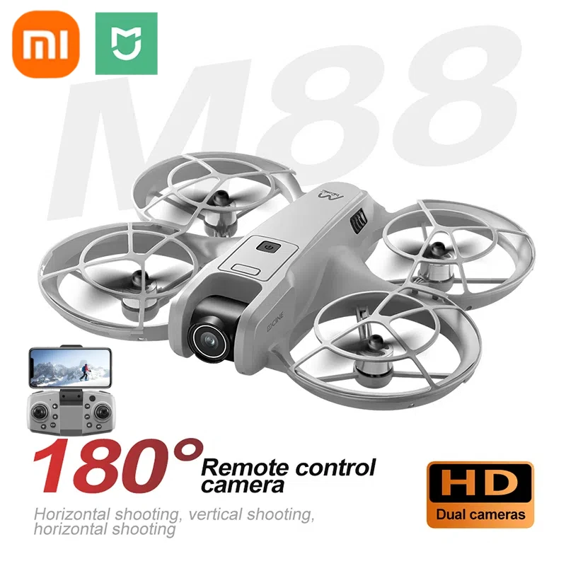 

Xiaomi M88 Drone HD 8K Dual Camera Professional Aerial Photography Optical Flow Hovering Gesture Shooting Folding Quadcopter ﻿