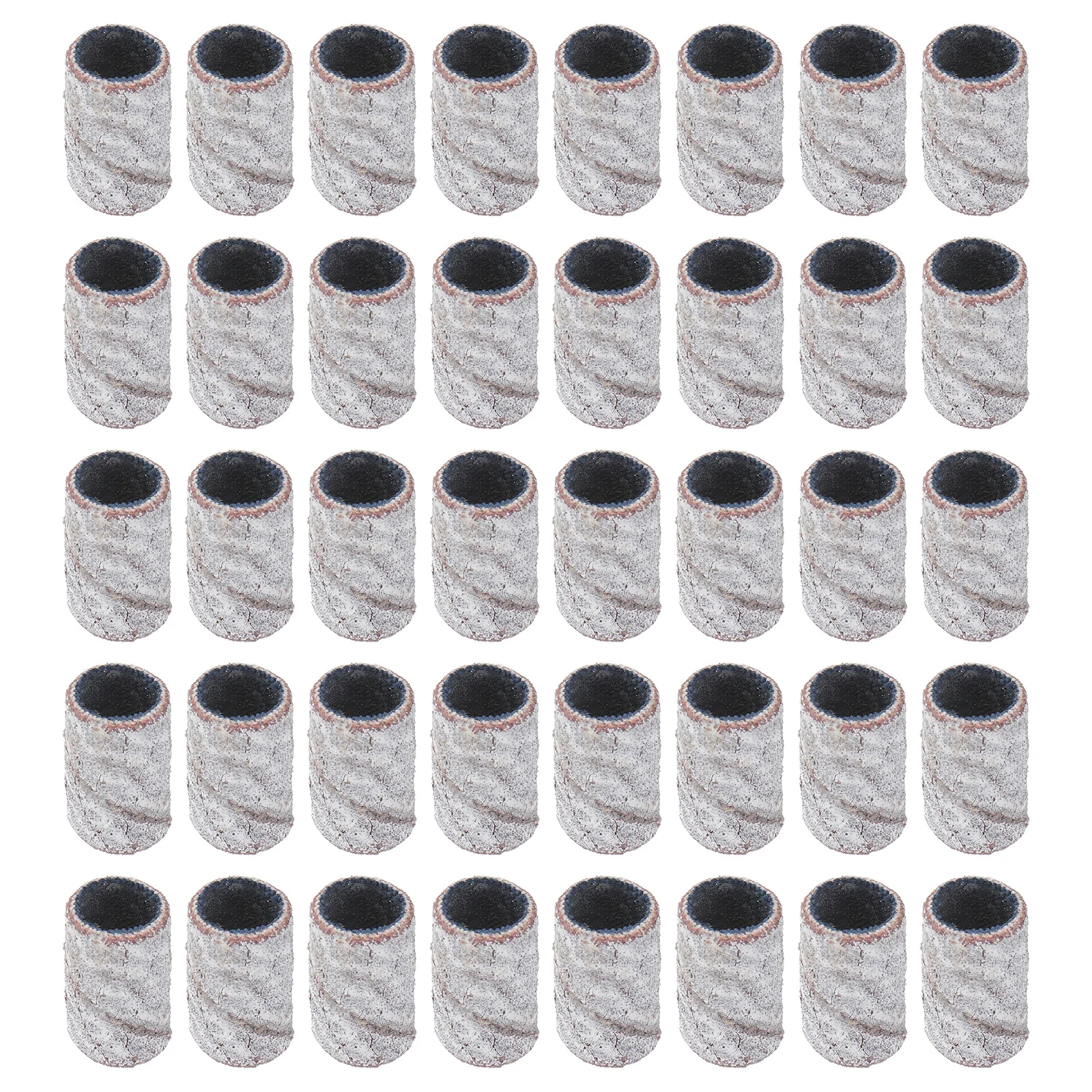 100 قطعة فرقة تلميع الأظافر الرملي كم اكسيد الالمونيوم رأس مطحنة ل مانيكير باديكير هلام مزيل طلاء الأظافر مسمار الملحقات #6