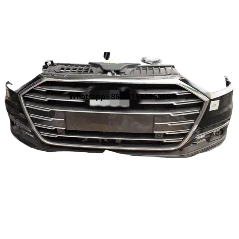

A8 Auto Body Systems Kit Complete Radiator Grille with Front Bumper Towing Hitch Cut-Outs and Front Mouth