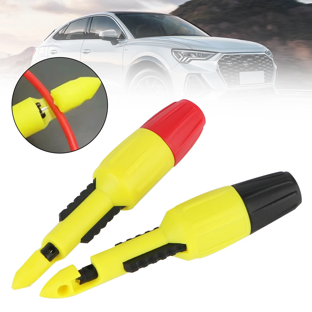 

Insulation Piercing Clip Tool 2mm/4mm Socket Wire Piercing Puncture Probe 2pcs for Multimeter Voltage Voltmeter Testing