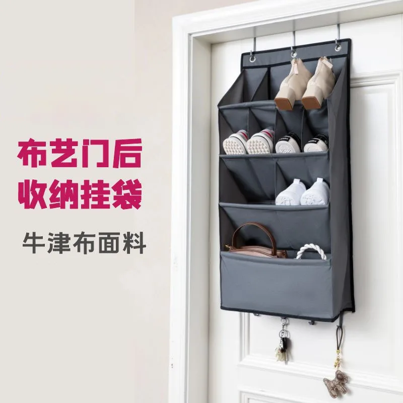 

Shoe Rack Multi-Purpose Wall-Mounted Storage Bag Multifunctional Over-The-Door Storage Multi-Layer Shoe Organizer Hanging Bag