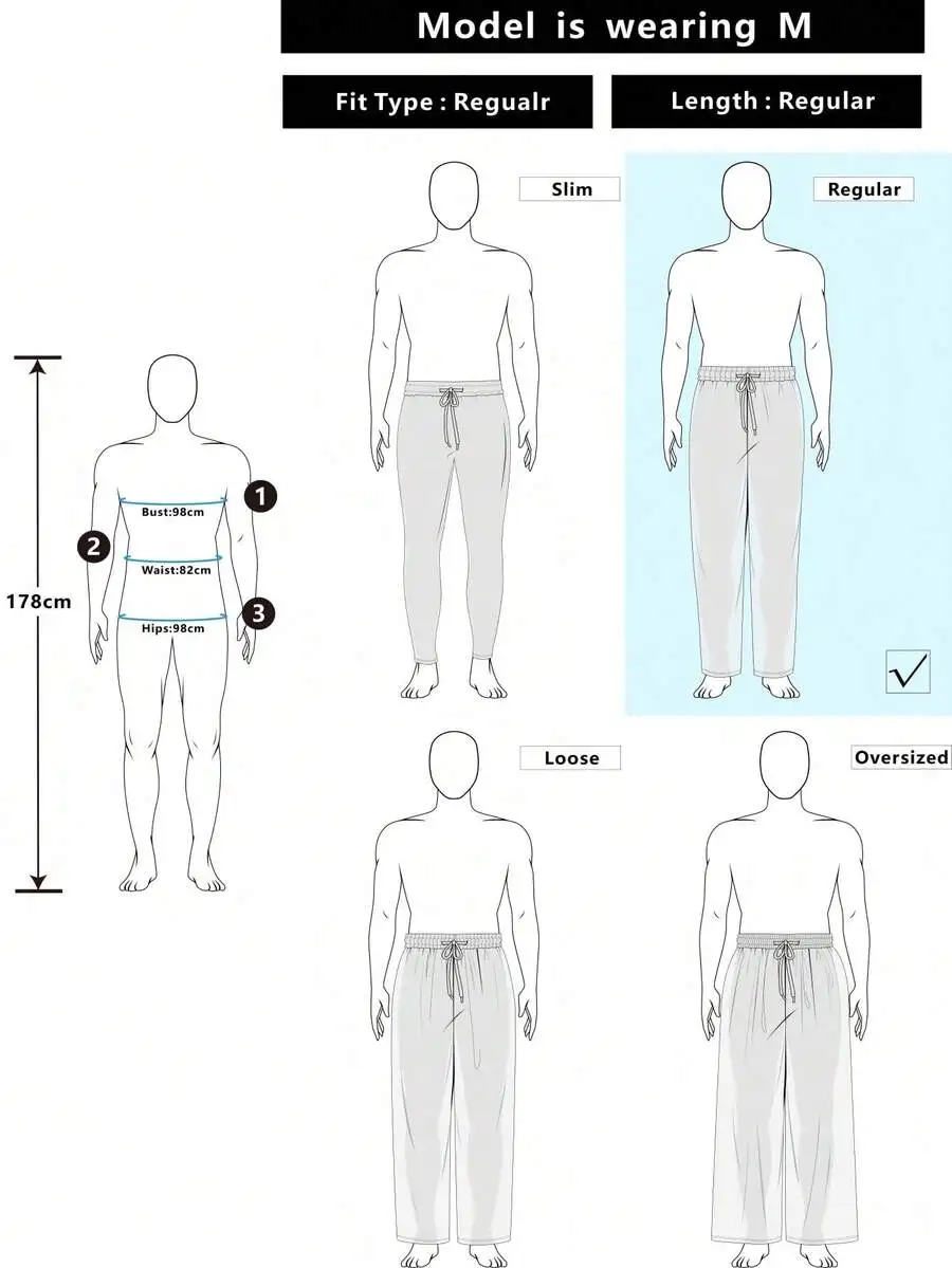 Men's Beige Pleated Straight-Leg Casual Trousers with Belt Loops