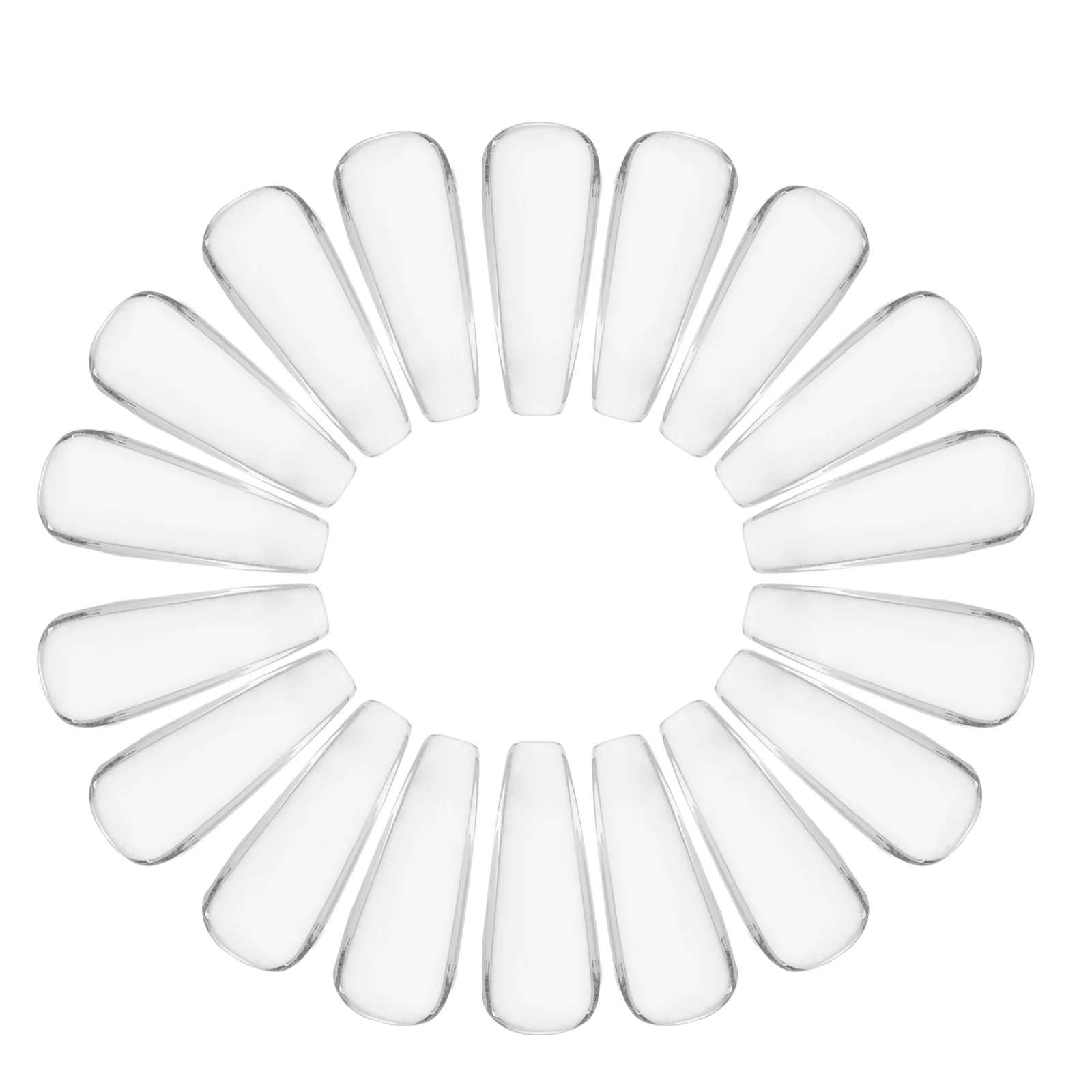 

20Pcs Nail Polish Display Stand Glass Crystal Material for Durable and Stylish Nail Color Organization Manicure Tool