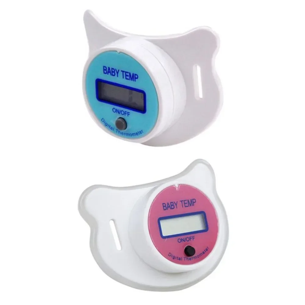 Neonati bambino pratico ciuccio digitale temperatura LCD capezzolo termometro orale allarme bocca gadget elettronici temperatura