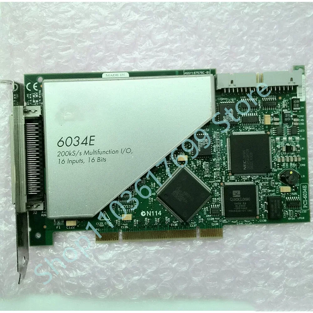 For NI Multifunctional Data Acquisition Card DAQ NI PCI-6034E 778075-01