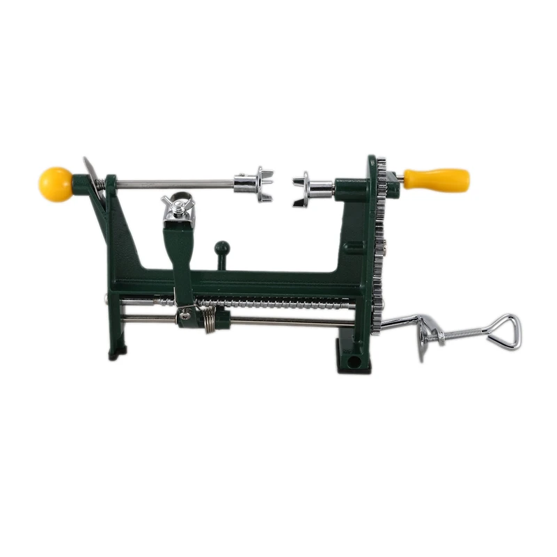 เครื่องปอก Apple แบบหมุนได้ด้วยมือเครื่องปอกมันฝรั่งอเนกประสงค์ทำจากสเตนเลสเครื่องปอกผักและผลไม้