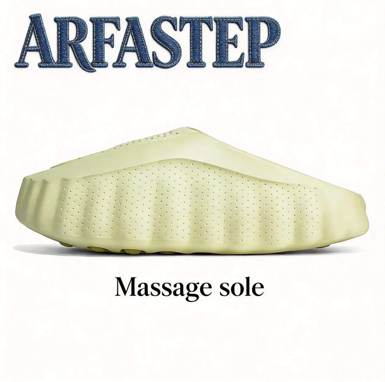 ArfaStep Unisex Massage Slippers EVA Thick Sole Clogs Foot Acupoint Massage Non-slip Breathable Indoor Outdoor Shoes