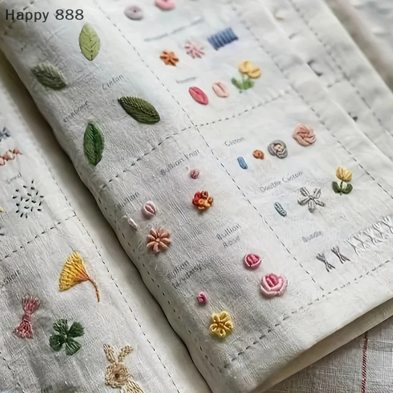 

Комплексная коллекция книг для вышивания, покрывающих направляющих для стежков, проектов DIY и методы шитья.