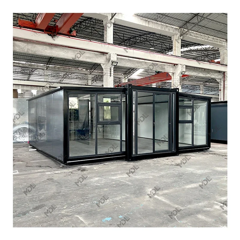 Quick Assembly Butterfly Container House Large Space Expandable 3 Bedroom Container House