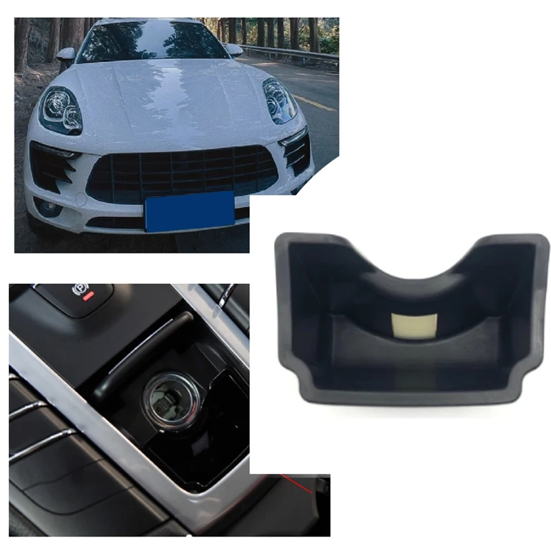 Car Ashtray Liner Box For Porsche Macan 95B-1 2014-2018 95B-2 2019-2020 Car Replacement Accessories 95B857311