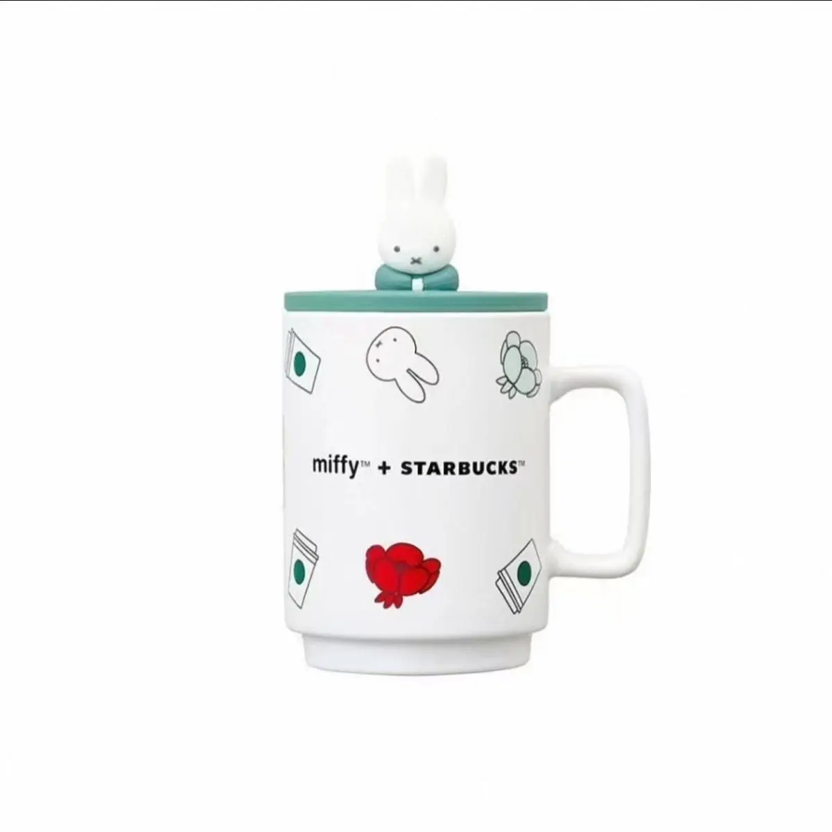 Cartoon Kawaii Miffy Rabbit Silicone Cup Lid Universal Dustproof Cover for Mugs High Temperature Resistant Cute Replacement 2026