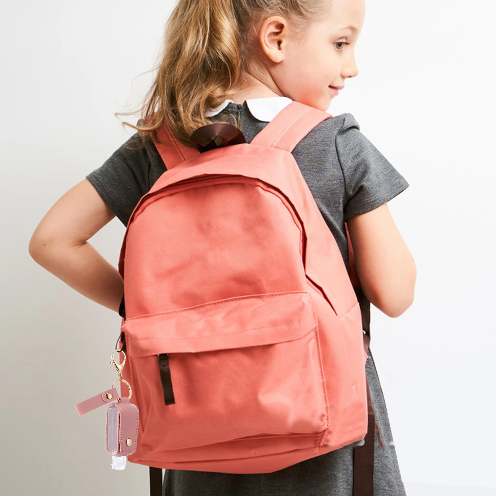 1Set Alkohol-Schlüsselanhänger-Flaschenhalter, hochwertiger Kunststoff, tragbar, für Reisen, unverzichtbar für Parfümlotion