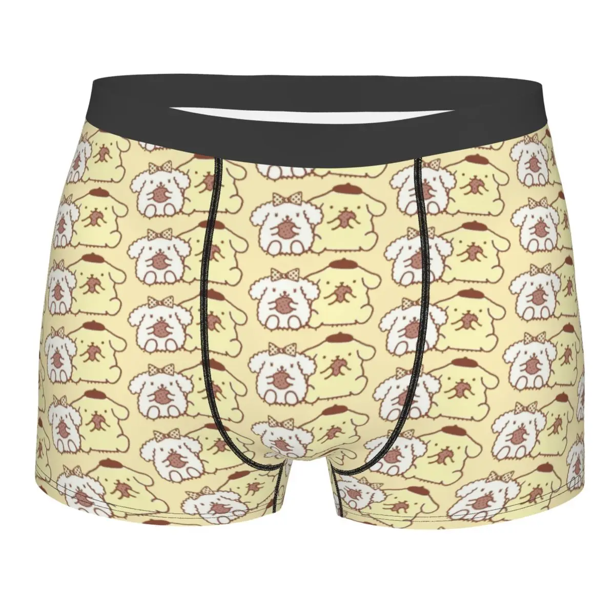 

Custom Pompompurin Cartoon Boxer Shorts For Homme 3D Printed Underwear Panties Briefs Breathable Underpants