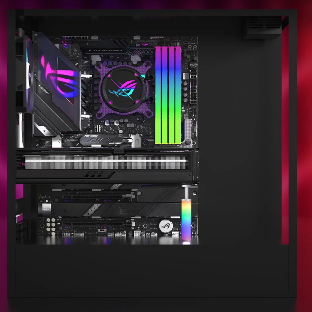 5 فولت 3Pin ARGB حامل بطاقة الرسومات قابل للتعديل تلسكوبي الروتاري بطاقة الرسومات GPU هدفين سبائك الألومنيوم ملحقات الكمبيوتر المكتبي