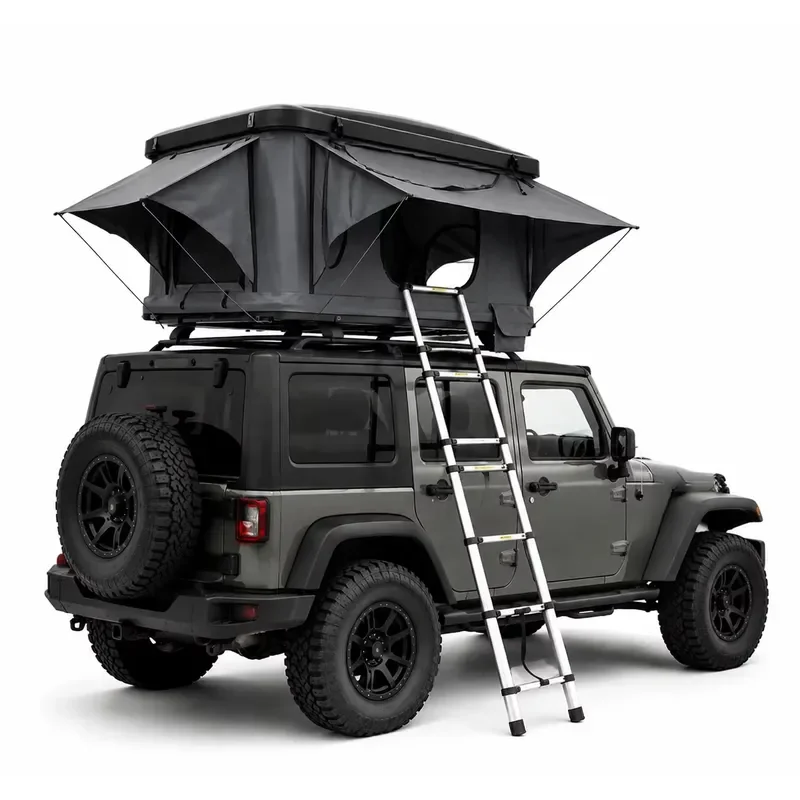 Waterproof Rooftop Camping Tent 300KG Bearing Capacity Spacious Space With Sponge Mattress for Wilderness Overland Expedition