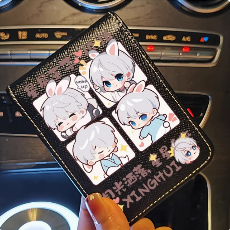 Anime Xavier Love and Deepspace Cartoon Fashion Wallets PU Purse Card Holder Money Bag Gift B1782 Cosplay