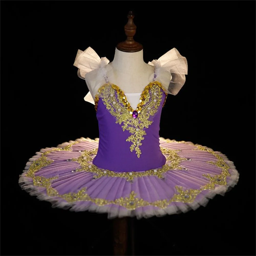 

Летнее балетное платье для девочек, элегантный детский танцевальный костюм, детские платья-пачки, одежда для девочек, Vestidos, детский наряд