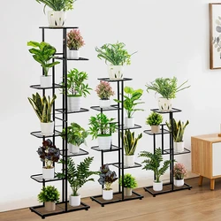 Support en fer pour plantes, étagère pour plantes, support pour fleurs, présentoir pour plantes, décoration de jardin, évaluation du stockage, 6 couches, 7 couches, 8 couches