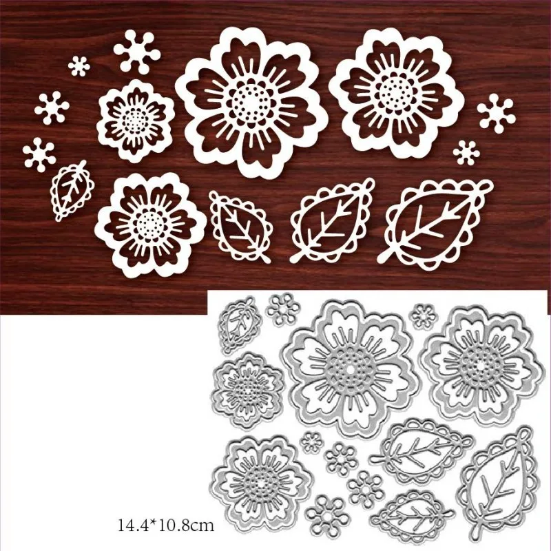 Snowflake Flower Metal Cut Dies Stencils for Scrapbooking Stamp/Photo Album Decorative Embossing DIY Paper Cards