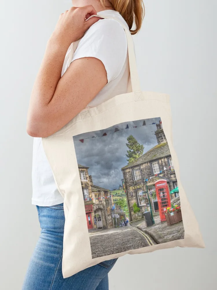 

Haworth Main Street Tote Bag shoping bag tote bags men Lady bags Canvas shoulder bag