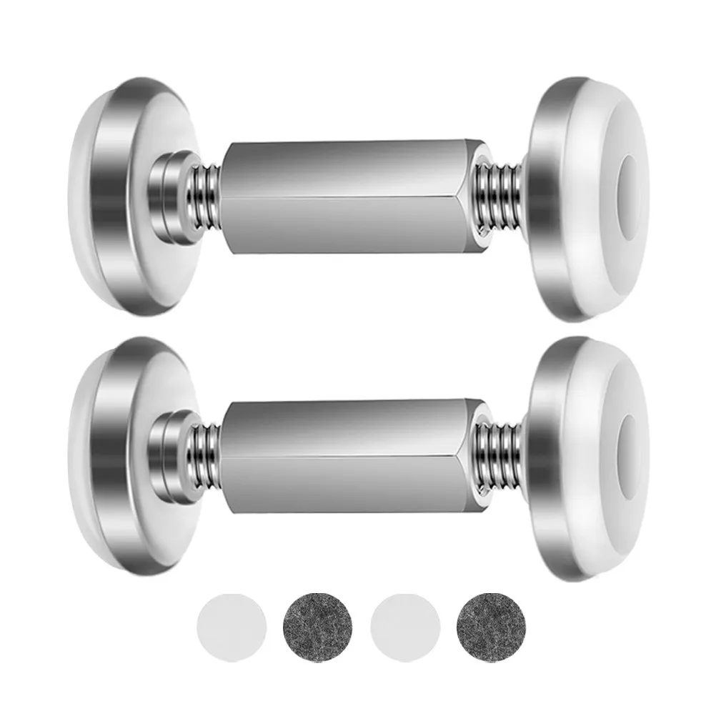 2Pcs Headboard Wall Stoppers Adjustable 56-76mm Bed Frame Anti-Shake Stabilizer Sleep Noise Reduction Tool Headboard Bracket